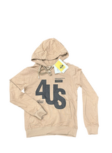 Carica l'immagine nel visualizzatore di Gallery, FELPA PACIOTTI UNISEX COTONE CON CAPPUCCIO E SIGLA 4US CENTRALE GRANDE STILE MURO