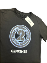 Carica l'immagine nel visualizzatore di Gallery, COMPLETO G2FIRENZE LOGO CERCHIO CELESTE