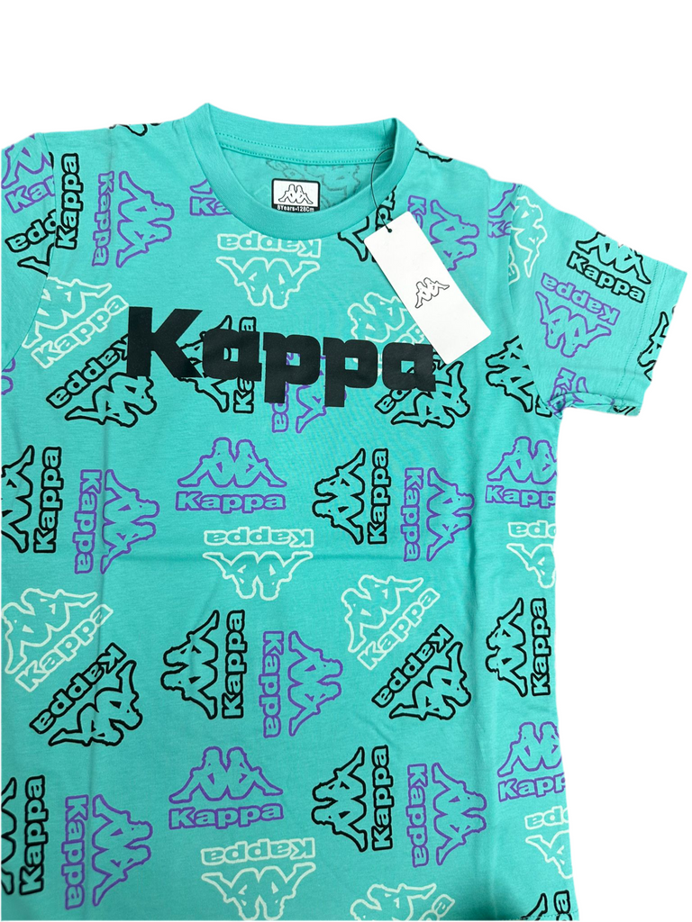 COMPLETINO KAPPA MULTILOGO COLORATO STAMPATO