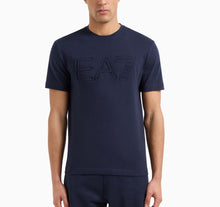 Carica l'immagine nel visualizzatore di Gallery, T-SHIRT ARMANI LOGO GRANDE CENTRALE IN RILIEVO