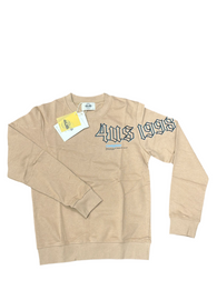 FELPA PACIOTTI UNISEX COTONE CON SIGLA 4US IN GOMMA DAL LATO CUORE ALLA SPALLA