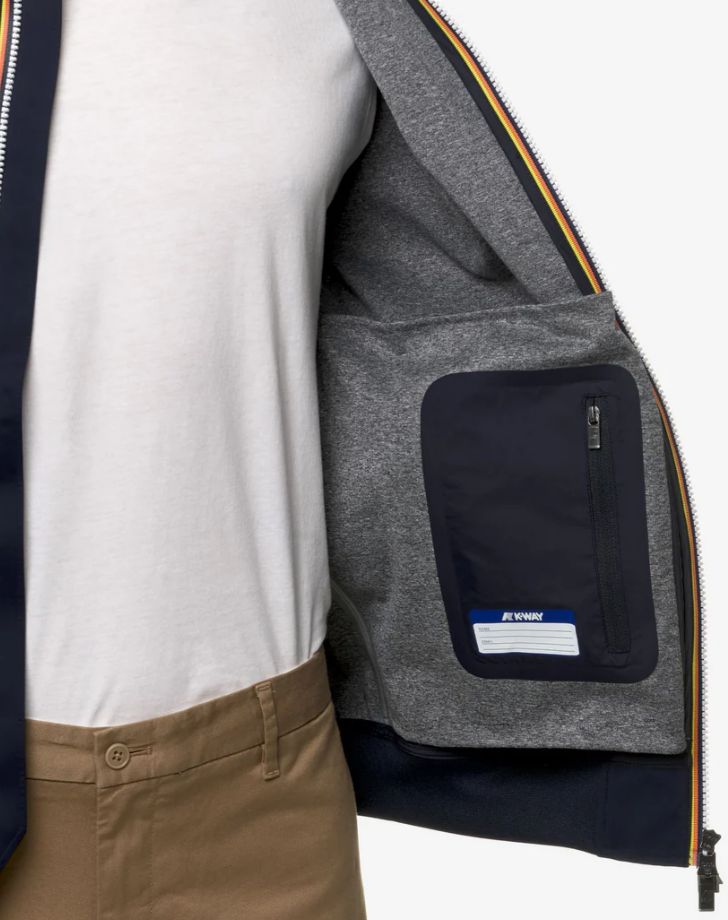 GIUBBINO K-WAY UOMO TERMICO GIROCOLLO CON ZIP