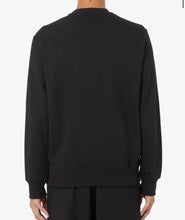 Carica l'immagine nel visualizzatore di Gallery, FELPA VERSACE UOMO GARZATA  LOGO CENTRALE QUADRO ORO