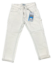 Carica l'immagine nel visualizzatore di Gallery, JEANS CIANOTIC UOMO BAGGY CON BOTTONI E CUCITURE NERE