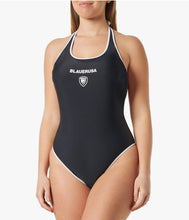 Carica l'immagine nel visualizzatore di Gallery, COSTUME BLAUER INTERNO CON LOGO CENTRALE STAMPATO E DETTAGLI BIANCHI