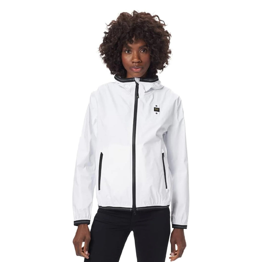 GIUBBINO BLAUER LEGGERO LOGO MANICA