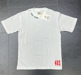 T-SHIRT PACIOTTI CON SCRITTA CURVA COLLETTO CUCITO