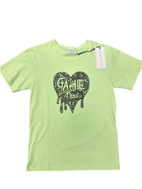 T-SHIRT GAELLE LOGO CUORE MERLETTO E SCRITTA INTERNA