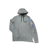 Carica l'immagine nel visualizzatore di Gallery, FELPA UOMO GARZATA CON CAPPUCCIO BANDA RIFLETTENTE EMPORIO ARMANI