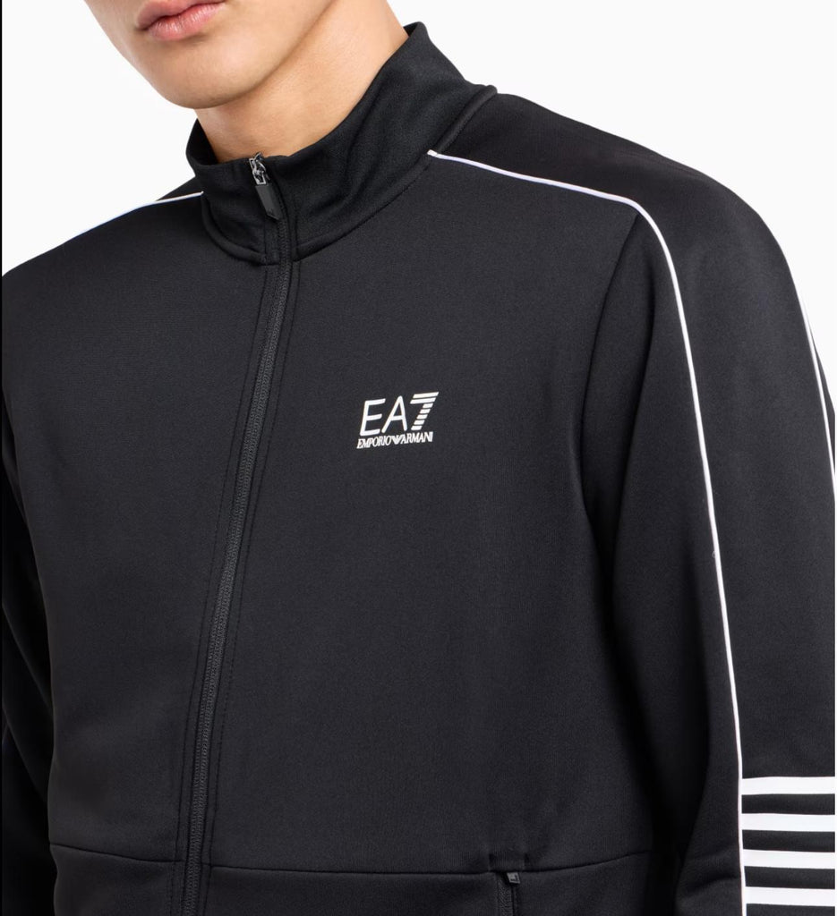 TUTA COMPLETA ARMANI UOMO FELPATA RIGO SPALLA E LOGO LATO CUORE