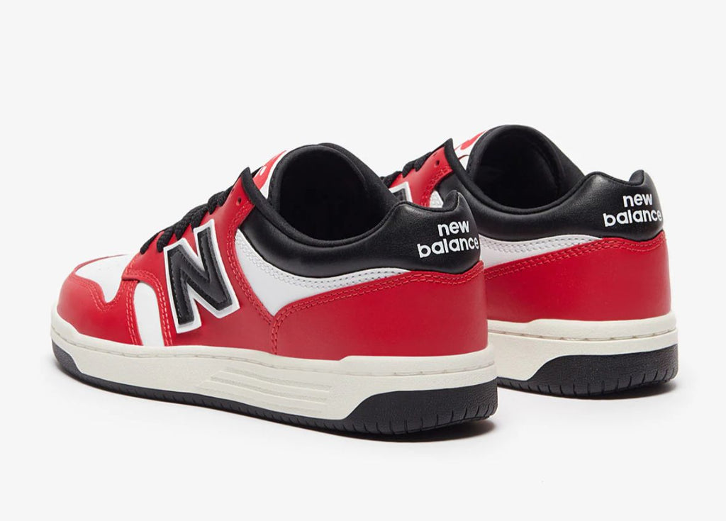 SCARPA NEW BALANCE 480 ROSSO BIANCO