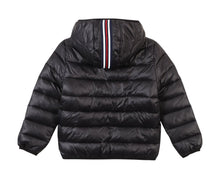 Carica l'immagine nel visualizzatore di Gallery, GIUBBINO FILA BIMBO PIUMINO CON CAPPUCCIO E LOGO LATO CUORE