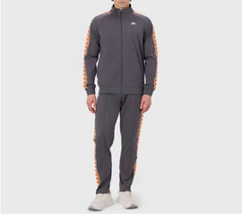 TUTA COMPLETA KAPPA UNISEX ACETATA CON BANDA ARANCIO