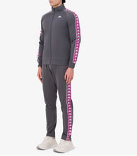 Carica l'immagine nel visualizzatore di Gallery, TUTA COMPLETA KAPPA UNISEX  ACETATA CON BANDA ROSA