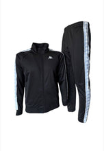 Carica l'immagine nel visualizzatore di Gallery, TUTA COMPLETA KAPPA UNISEX ACETATA CON BANDA CELESTE