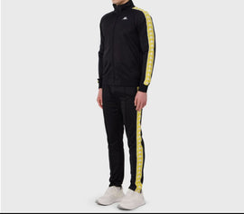 TUTA COMPLETA KAPPA UNISEX ACETATA CON BANDA GIALLA