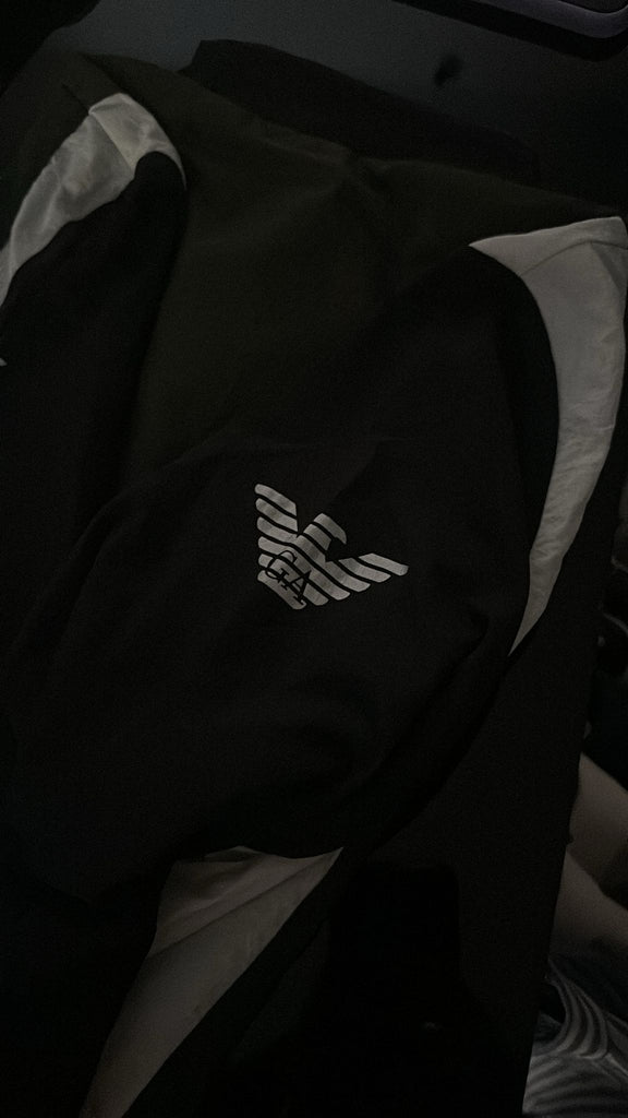 TUTA COMPLETA ARMANI UOMO LEGGERA LOGO MANICA