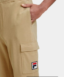 PANTALONE TUTA FILA TASCONI LATERALI LOGO TARGHETTA GAMBA SINISTRA CUCITO