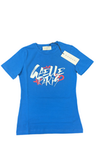 Carica l'immagine nel visualizzatore di Gallery, T-SHIRT GAELLE SCRITTA GRAFFIATA CENTRALE NERA