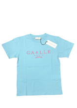 Carica l'immagine nel visualizzatore di Gallery, T-SHIRT GAELLE SCRITTA CENTRALE GRANDE ROSA