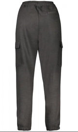 PANTALONE TUTA FILA TASCONI LATERALI LOGO TARGHETTA GAMBA SINISTRA CUCITO