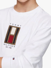 Carica l'immagine nel visualizzatore di Gallery, FELPA TOMMY HILFIGER UOMO GARZATA LOGO CENTRALE RICAMATO