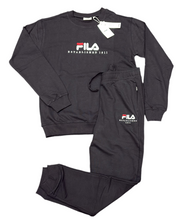 Carica l'immagine nel visualizzatore di Gallery, TUTA COMPLETA  FILA UNISEX COTONE CON LOGO CENTRALE CUCITO