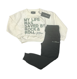 TUTA COMPLETA RICHMOND BIMBA GARZATA GIROCOLLO CON STRITTA GRANDE AVANTI