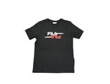 T-SHIRT FILA LOGO IN GOMMA CENTRALE A SPECCHIO