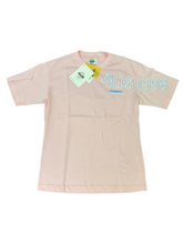 Carica l'immagine nel visualizzatore di Gallery, T-SHIRT PACIOTTI SCRITTA LATO CUORE E MANICA ASTRATTA