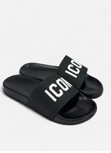 Carica l'immagine nel visualizzatore di Gallery, CIABATTE ICON CON FASCIA E SCRITTA STAMPATA