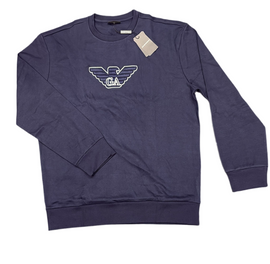 FELPA ARMANI UOMO COTONE CENTRALE CUCITO