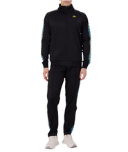 Carica l'immagine nel visualizzatore di Gallery, TUTA COMPLETA KAPPA UNISEX ACETATA CON BANDA GIALLA-BLU