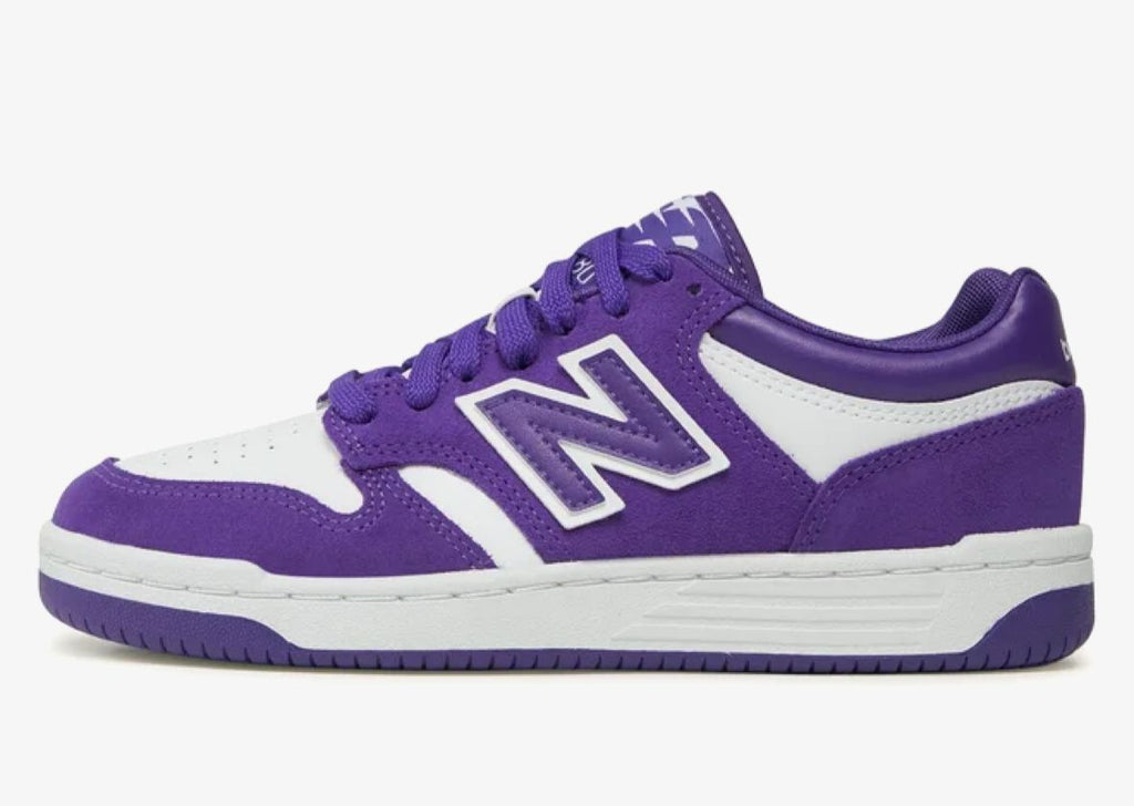 SCARPA NEW BALANCE 480 VIOLA BIANCO