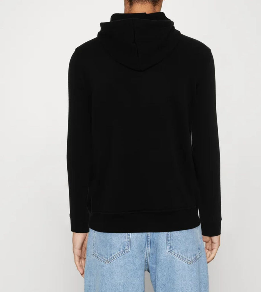 FELPA KWAY UOMO COTONE CON CAPPUCCIO E LOGO STAMPATO LATO CUORE