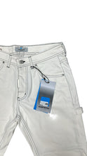 Carica l'immagine nel visualizzatore di Gallery, JEANS CIANOTIC UOMO BAGGY CON BOTTONI E CUCITURE NERE