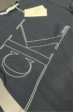 Carica l'immagine nel visualizzatore di Gallery, FELPA CALVIN KLEIN CON LOGO BIANCO TRASVERSALE GRANDE