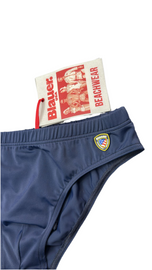 COSTUME BLAUER SLIP LOGO GOMMA SUL FIANCO