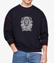 Carica l'immagine nel visualizzatore di Gallery, FELPA TOMMY HILFIGER UOMO GARZATA STEMMA CENTRALE RICAMATO