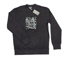 Carica l'immagine nel visualizzatore di Gallery, FELPA ARMANI UOMO COTONE SCRITTA CENTRALE MULTISCRITTA