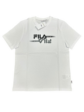 Carica l'immagine nel visualizzatore di Gallery, T-SHIRT FILA UOMO COTONE CON LOGO CENTRALE A SPECCHIO