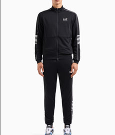 TUTA COMPLETA ARMANI UOMO FELPATA RIGO SPALLA E LOGO LATO CUORE