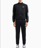 TUTA COMPLETA ARMANI UOMO FELPATA RIGO SPALLA E LOGO LATO CUORE