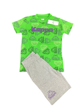 Carica l'immagine nel visualizzatore di Gallery, COMPLETINO KAPPA MULTILOGO COLORATO STAMPATO