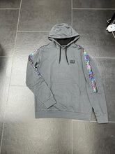 Carica l'immagine nel visualizzatore di Gallery, FELPA UOMO GARZATA CON CAPPUCCIO BANDA RIFLETTENTE EMPORIO ARMANI