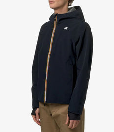 GIUBBINO K-WAY UOMO TERMICO CON ZIP E CAPPUCCIO