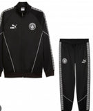 TUTA COMPLETA MANCHSTER CITY UOMO TERMICO  BANDA BIANCO-NERO