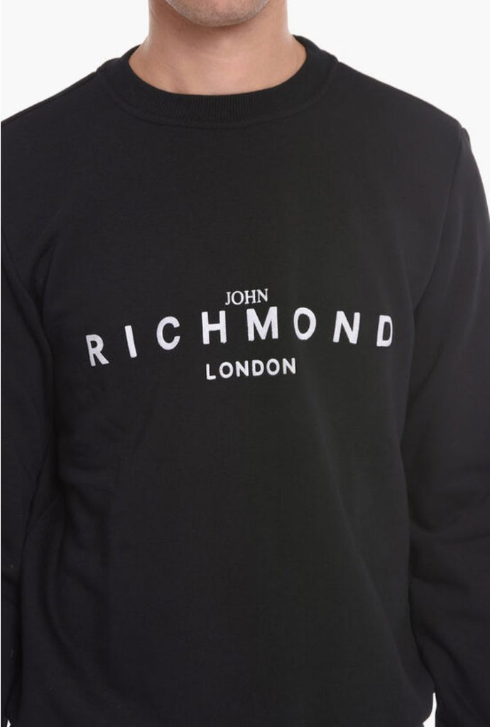 FELPA RICHMOND BIMBO GARZATA SCRITTA CENTRALE GIROCOLLO