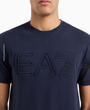 T-SHIRT ARMANI LOGO GRANDE CENTRALE IN RILIEVO
