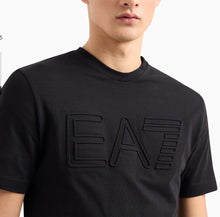 Carica l'immagine nel visualizzatore di Gallery, T-SHIRT ARMANI LOGO GRANDE CENTRALE IN RILIEVO